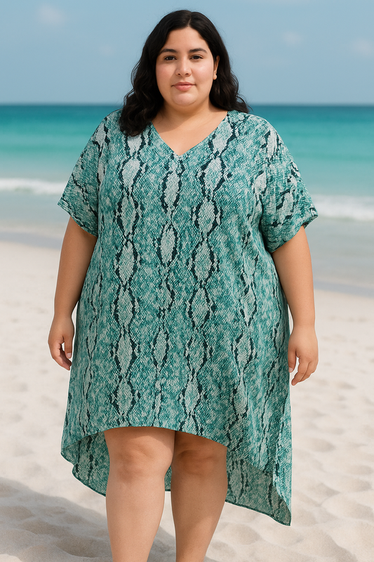PLUS SIZE MEDIUM LENGTH KAFTAN