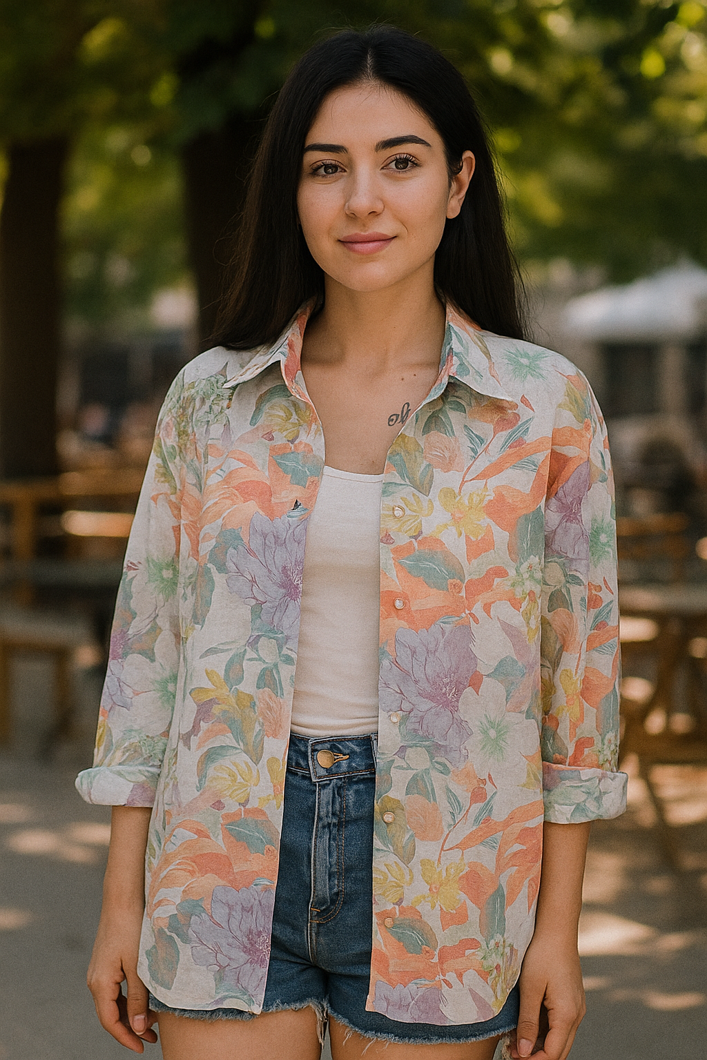 PREMIUM SUPER SOFT COTTON FLORAL SHIRT