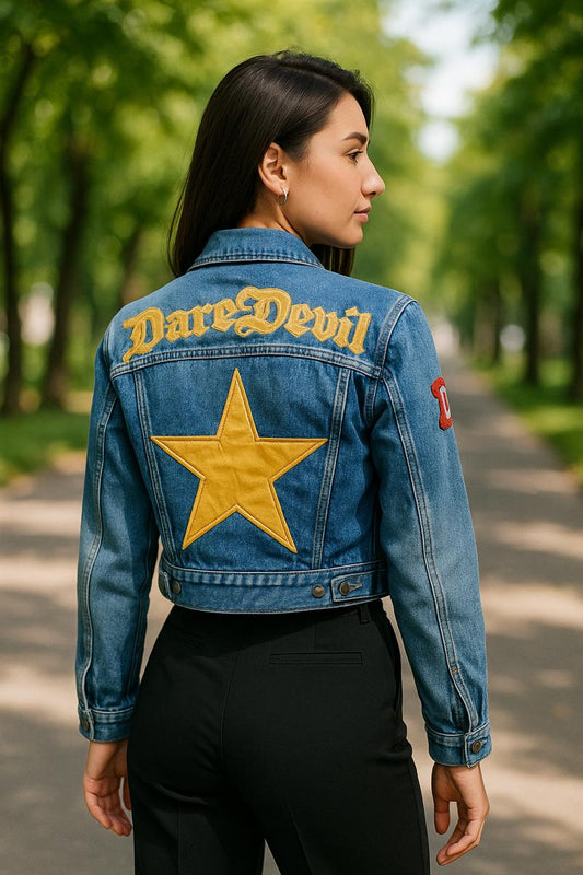 Distressed Denim Jacket (premium collection)