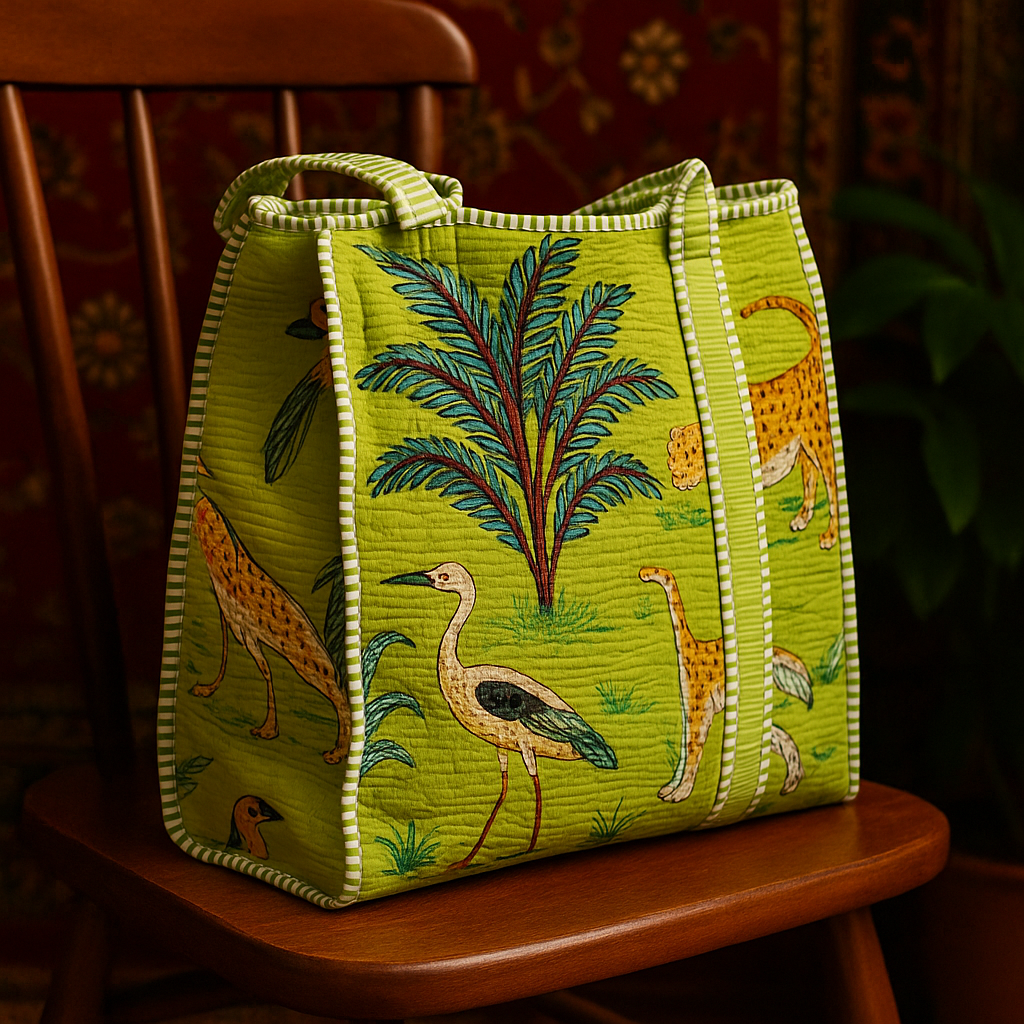 COTTON QUILTED TOTE BAGS