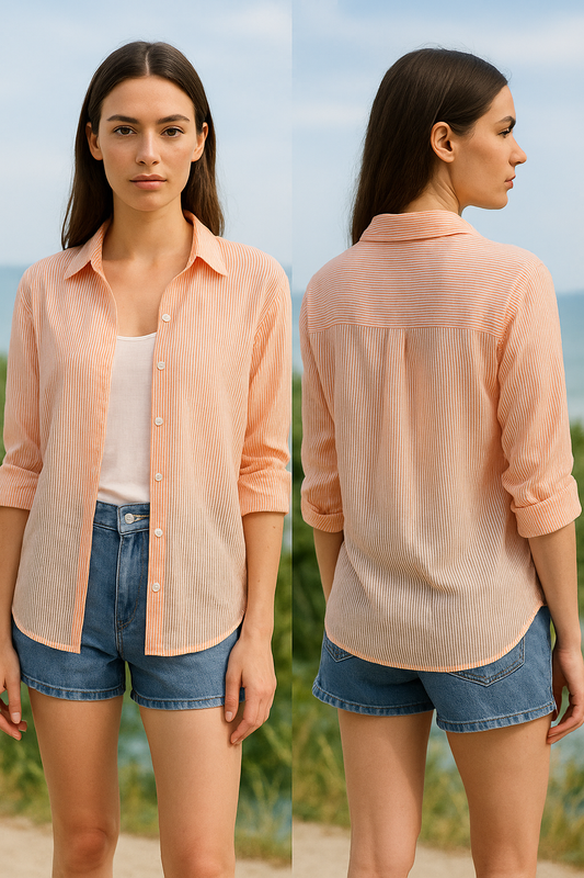 SHEER OVERSIZE SHIRT