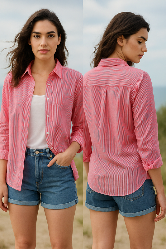 SHEER OVERSIZE SHIRT
