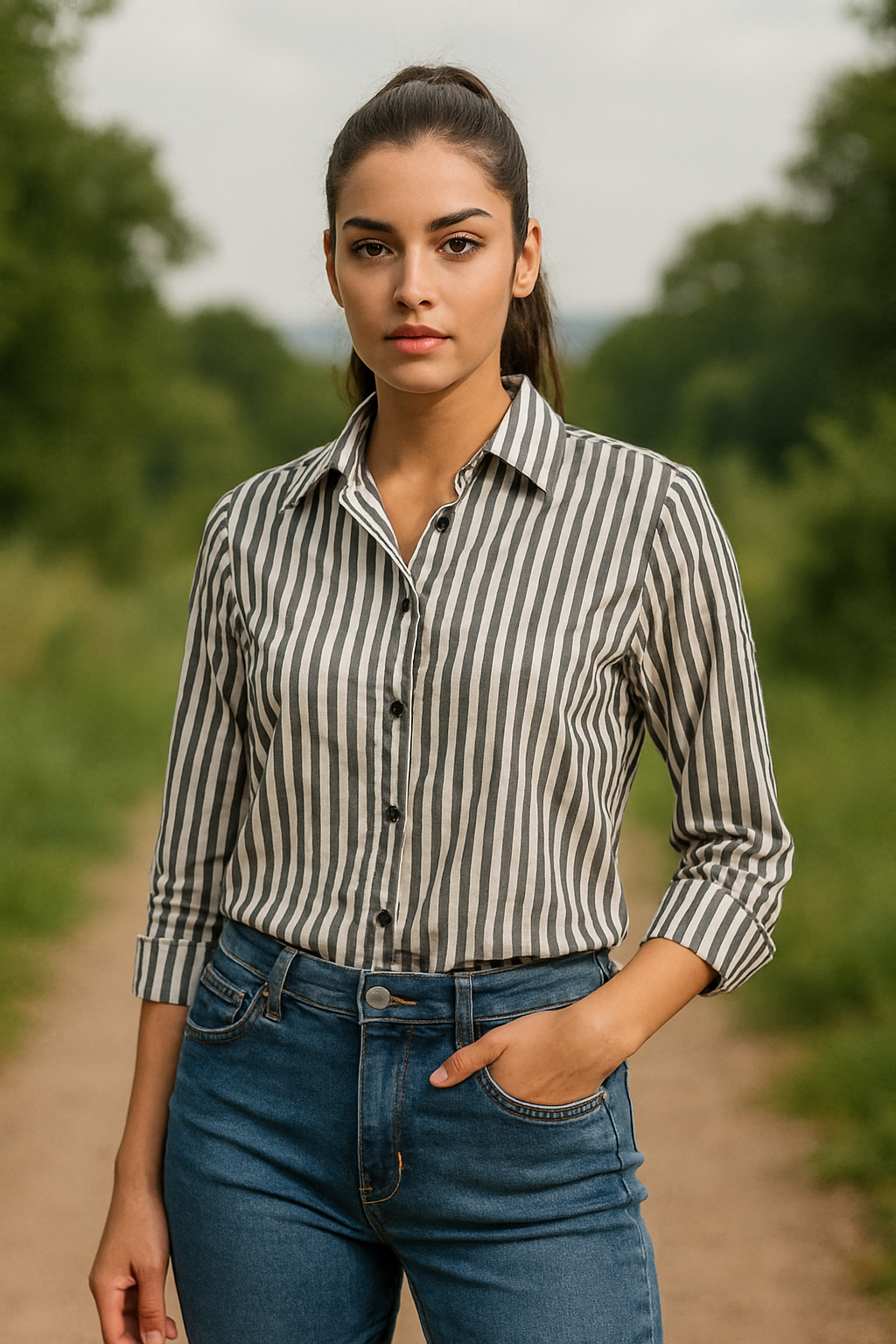 Cotton Striped shirt