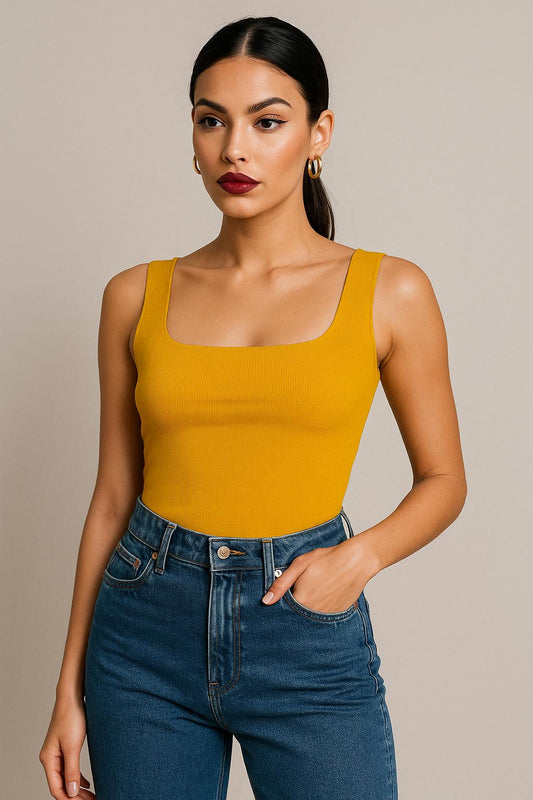 PLAIN STRAP CROP
